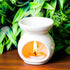 White Oval Ceramic Oil Diffuser Fragrance Humidifier
